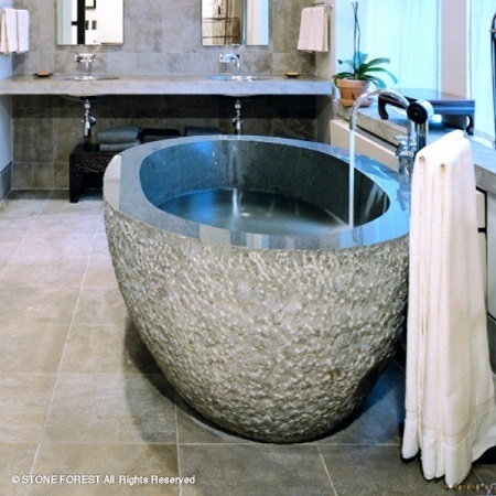 Stone Forest Oval Bathtub